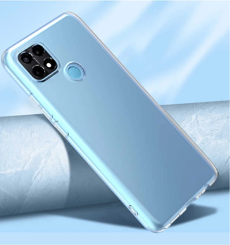 Oppo A15S Kılıf Zore Kamera Korumalı Süper Silikon Kapak