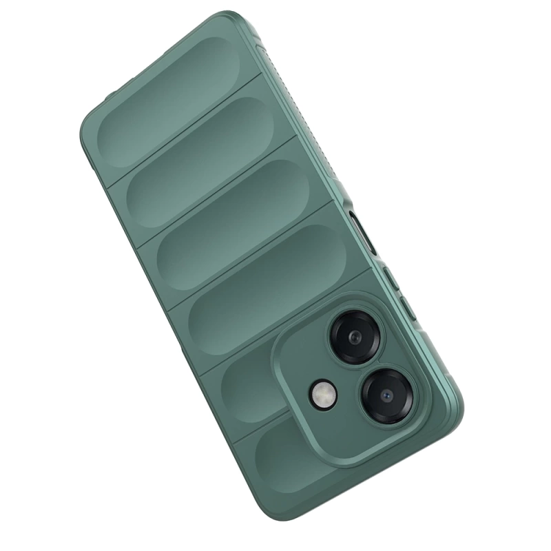 Oppo A3 Kılıf Esnek TPU Oyuklu Arka Yüzey Tasarımlı Zore Etnik Silikon Kapak