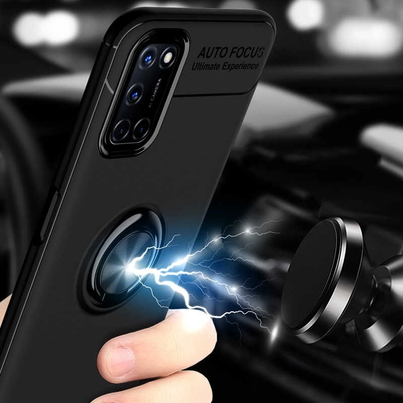 Oppo A52 Kılıf Zore Ravel Silikon Kapak