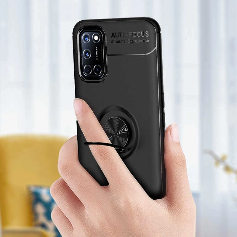 Oppo A52 Kılıf Zore Ravel Silikon Kapak