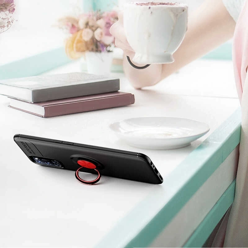 Oppo A52 Kılıf Zore Ravel Silikon Kapak