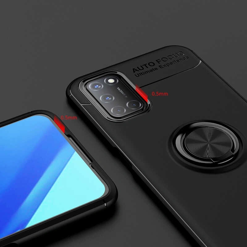 Oppo A52 Kılıf Zore Ravel Silikon Kapak