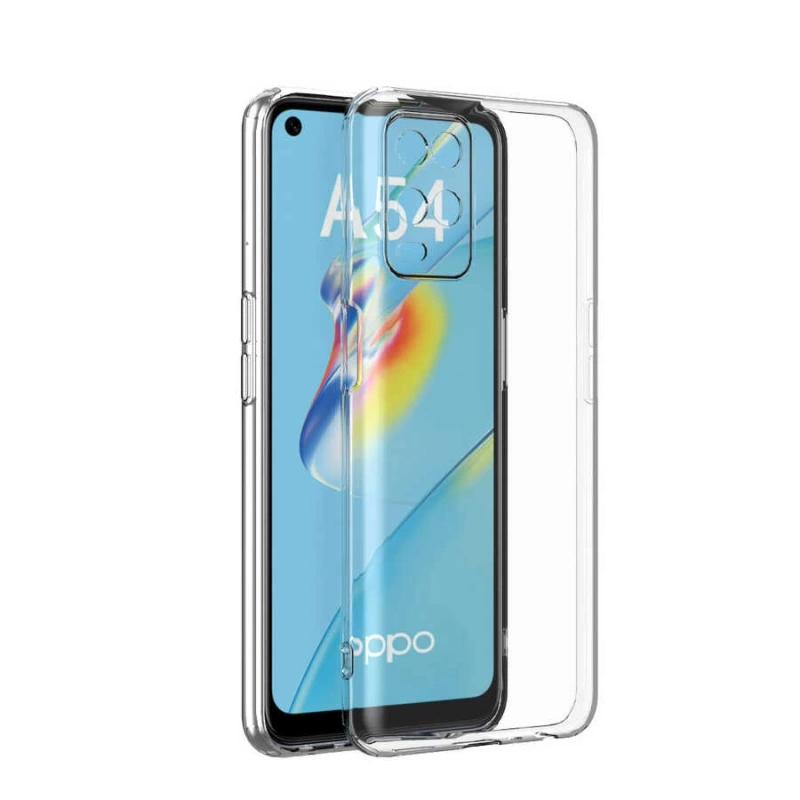 Oppo A54 4G Kılıf Zore Kamera Korumalı Süper Silikon Kapak