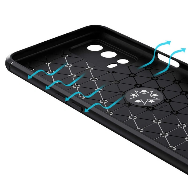 Oppo A55 4G Kılıf Zore Ravel Silikon Kapak