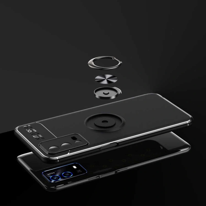 Oppo A55 4G Kılıf Zore Ravel Silikon Kapak