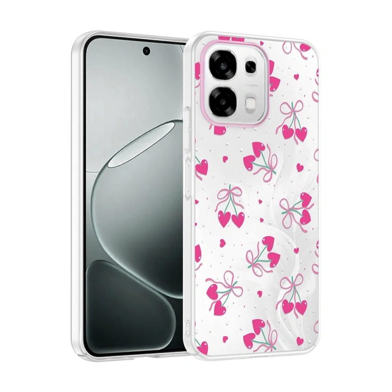 Oppo A6 Pro Kılıf Kamera Korumalı Desenli Zore Klip Kapak