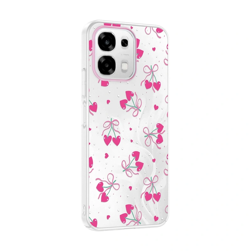 Oppo A6 Pro Kılıf Kamera Korumalı Desenli Zore Klip Kapak