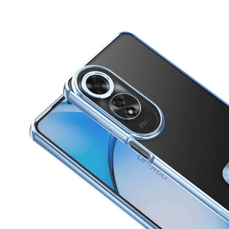 Oppo A60 Kılıf Kamera Korumalı Logo Gösteren Zore Omega Kapak