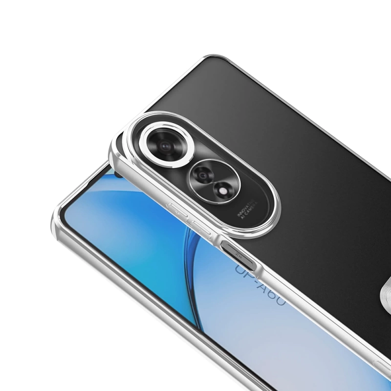 Oppo A60 Kılıf Kamera Korumalı Logo Gösteren Zore Omega Kapak