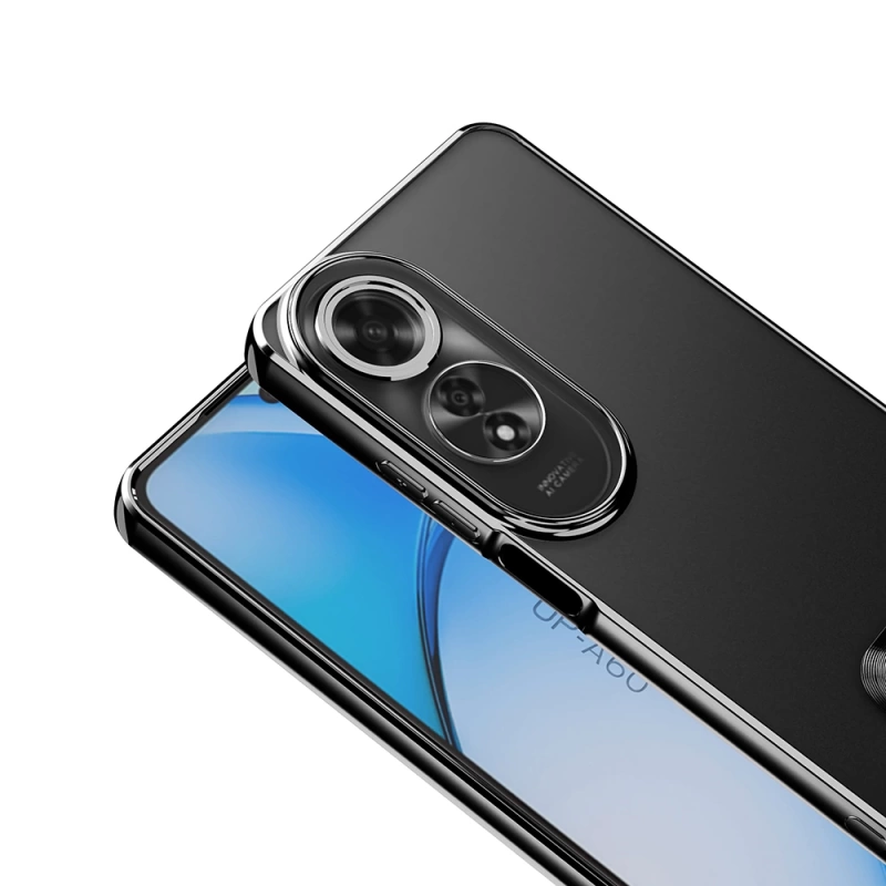 Oppo A60 Kılıf Kamera Korumalı Logo Gösteren Zore Omega Kapak