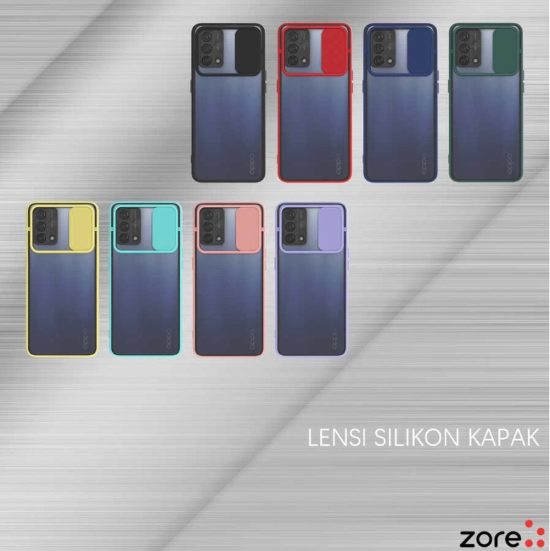 Oppo A74 4G Kılıf Zore Lensi Kapak