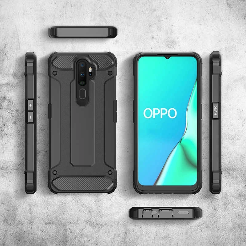 Oppo A9 2020 Kılıf Zore Crash Silikon Kapak