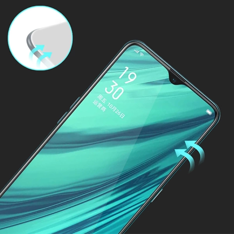 OPPO A9-A5 (2020)-A11x 3D Full Tempered Kırılmaz Cam Ekran Koruyucu