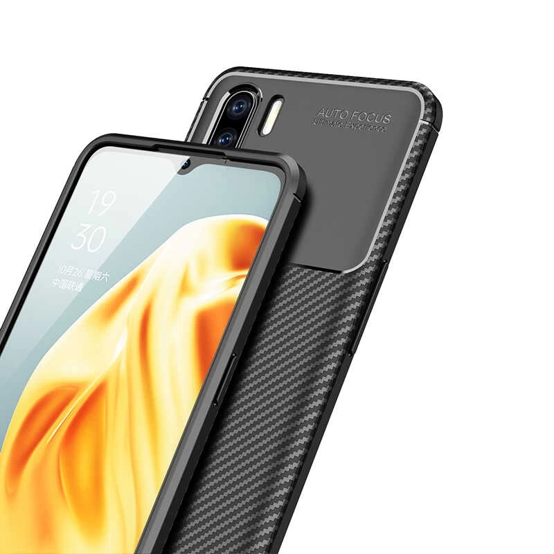 More TR Oppo A91 Kılıf Zore Negro Silikon Kapak