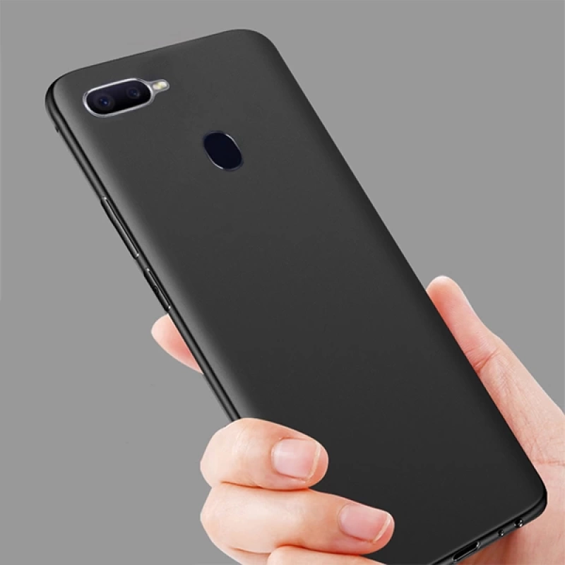 More TR Xiaomi Redmi 12 Kılıf Kamera Korumalı Logo Gösteren Zore Omega Kapak