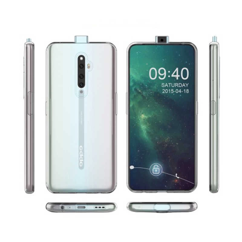 Oppo Reno 2Z Kılıf Zore Süper Silikon Kapak