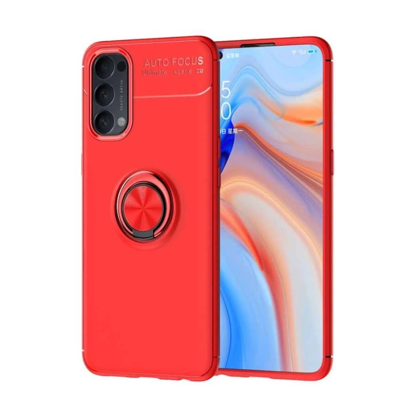 Oppo Reno 4 Kılıf Zore Ravel Silikon Kapak