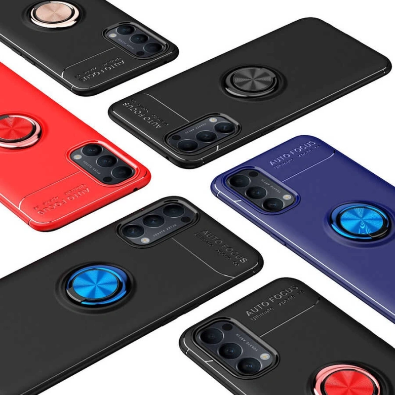 Oppo Reno 4 Kılıf Zore Ravel Silikon Kapak