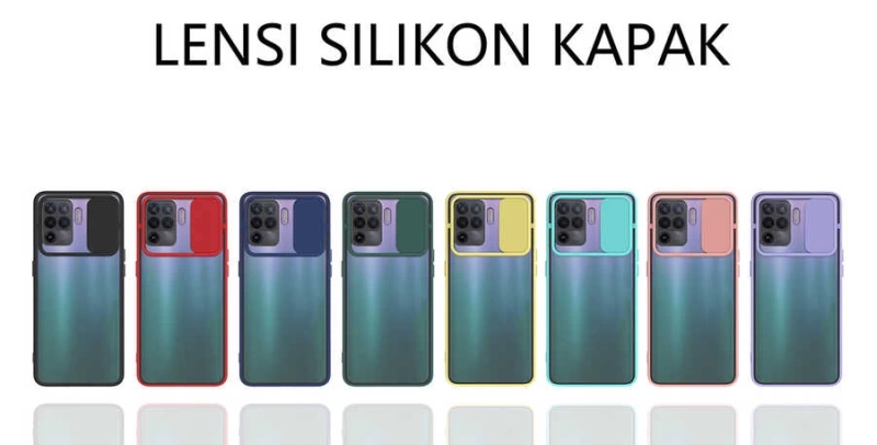 Oppo Reno 5 Lite Kılıf Zore Lensi Kapak