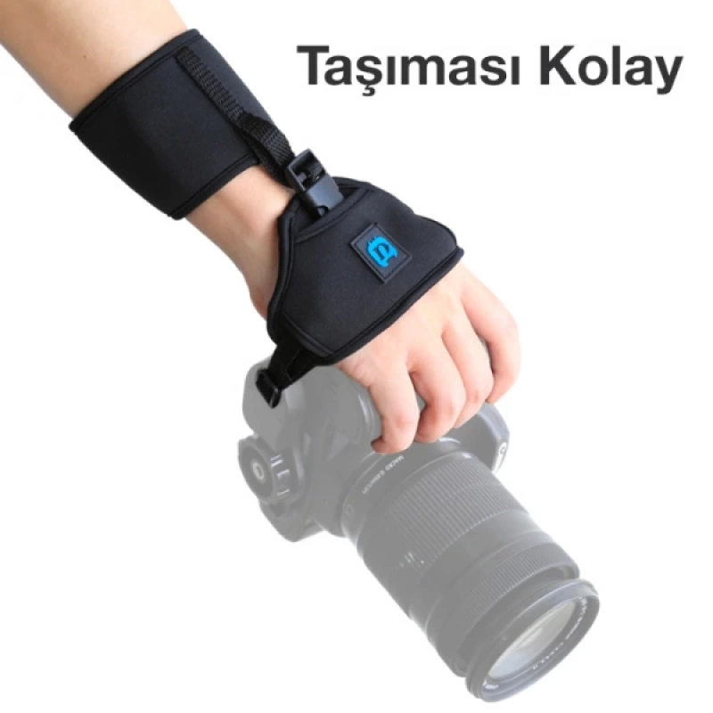 PULUZ Yumuşak Kumaş Neopren SLR-DSLR Kamera El Bilek Kemeri