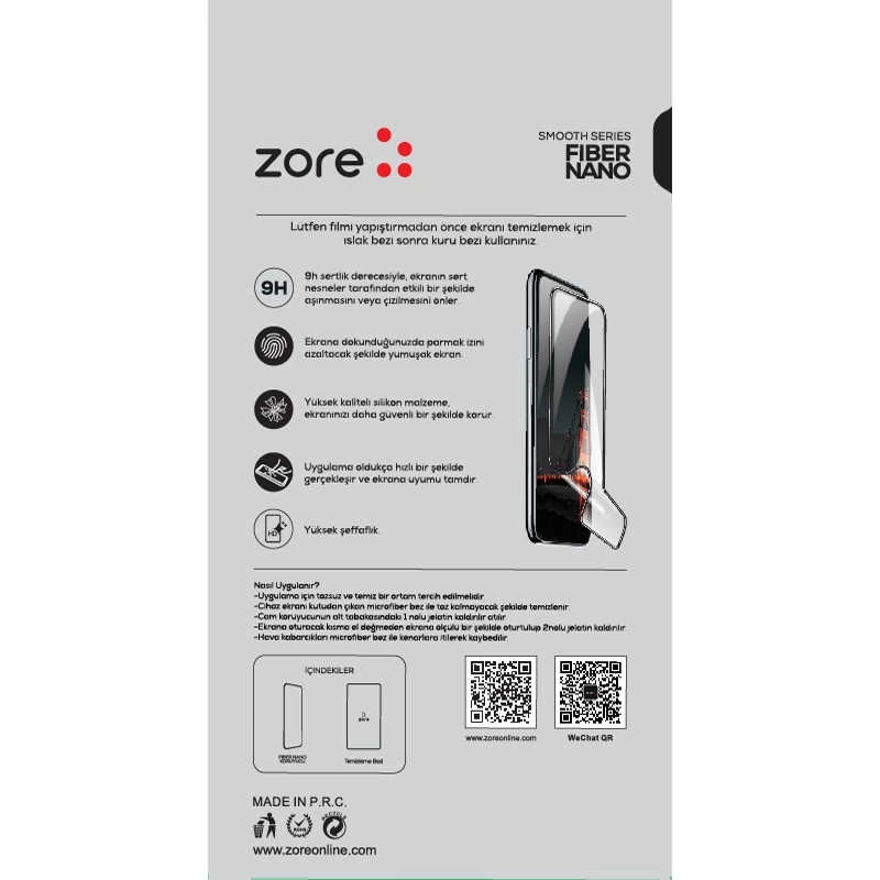 More TR Realme C11 Zore Fiber Nano Ekran Koruyucu