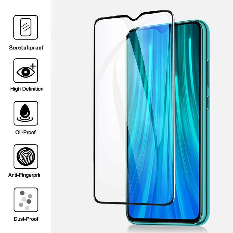 Realme C15 Zore Kenarları Kırılmaya Dayanıklı Cam Ekran Koruyucu