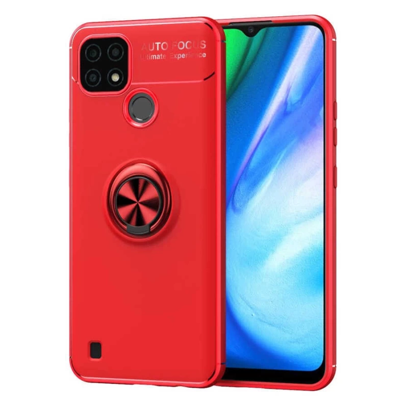 Realme C21 Kılıf Zore Ravel Silikon Kapak