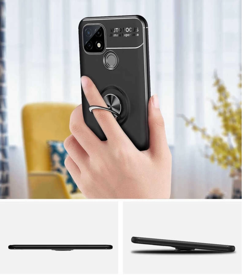 Realme C21 Kılıf Zore Ravel Silikon Kapak