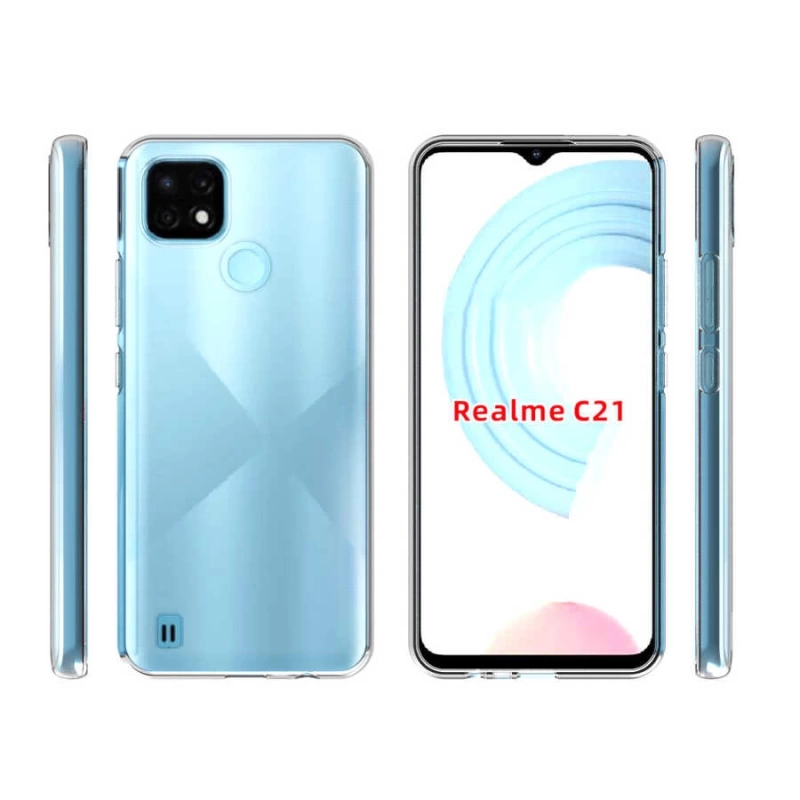 Realme C21 Kılıf Zore Süper Silikon Kapak