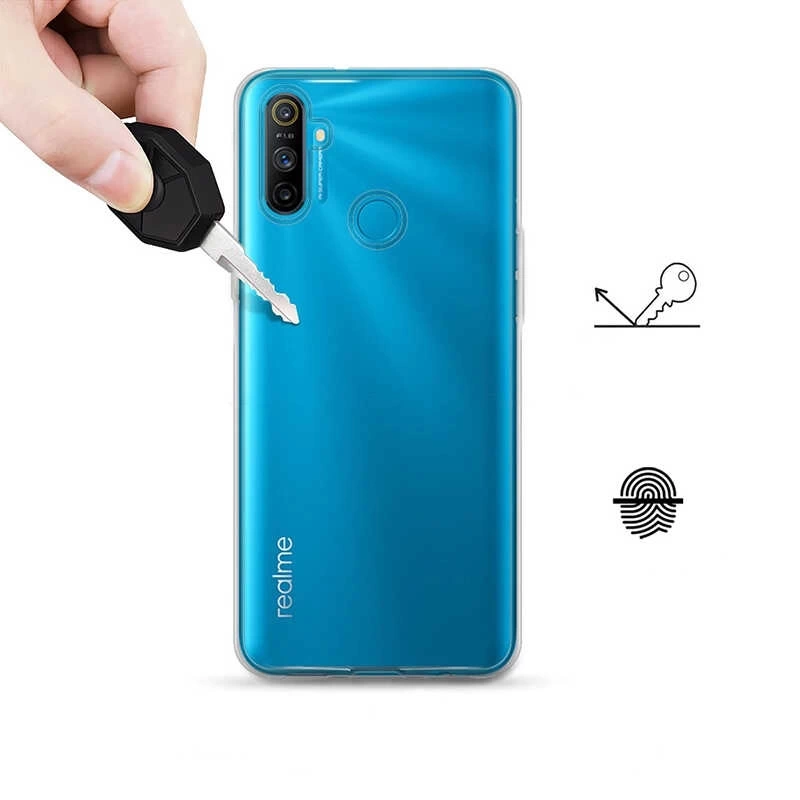 Realme C3 Kılıf Zore Süper Silikon Kapak