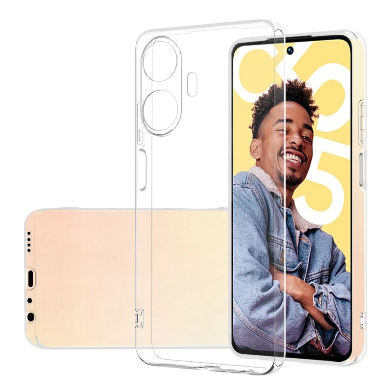 Realme C55 Kılıf Zore Süper Silikon Kapak