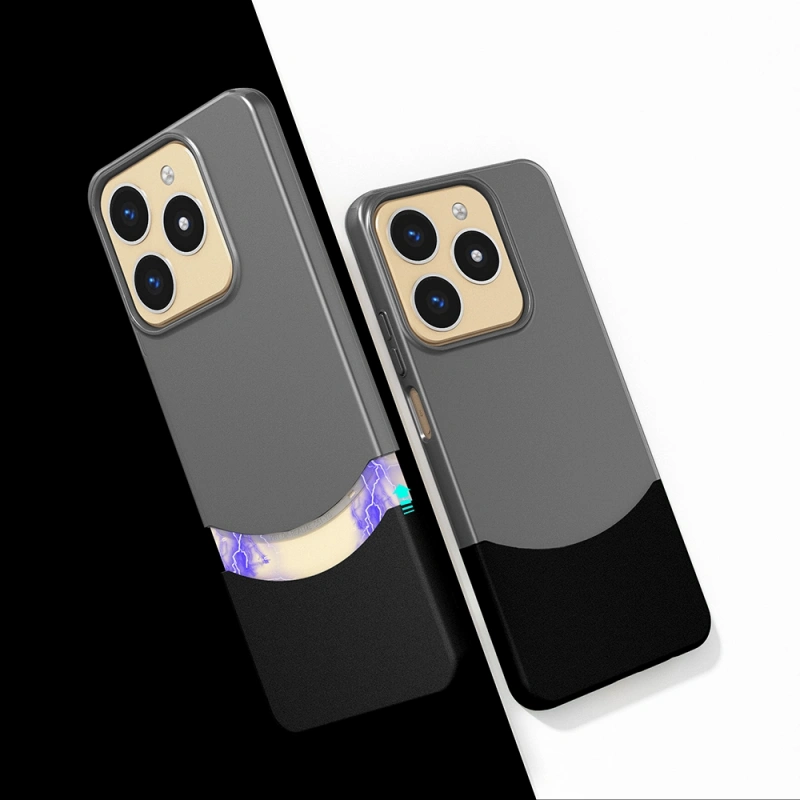 Realme C61 Kılıf Mıknatıslı Zore Duble Kapak