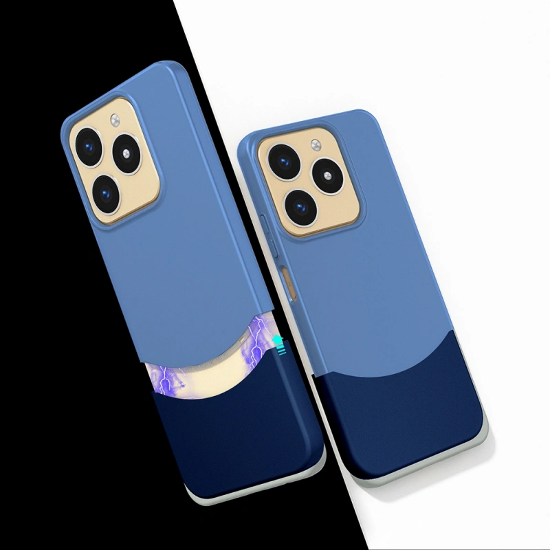 Realme C61 Kılıf Mıknatıslı Zore Duble Kapak