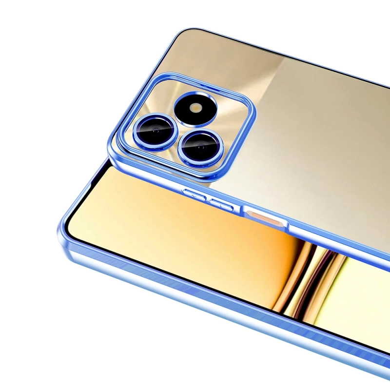 Realme Note 50 Kılıf Kamera Korumalı Logo Gösteren Zore Omega Kapak
