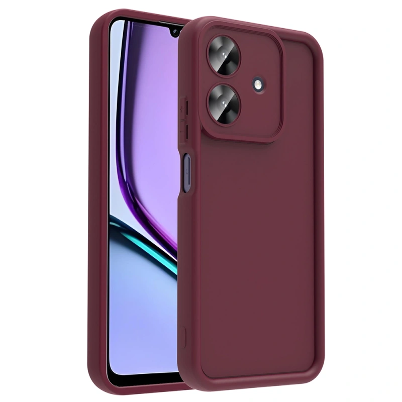 Realme Note 60 Kılıf Kamera Korumalı Zore Ananas Kapak