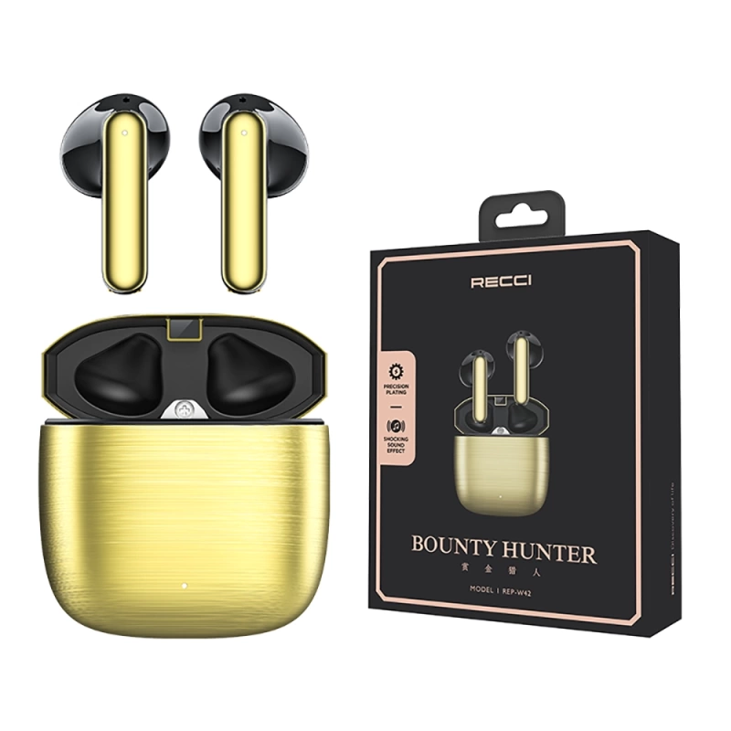 Recci REP-W42 Bounty Hunter TWS Wireless 5.2 Bluetooth Kulaklık