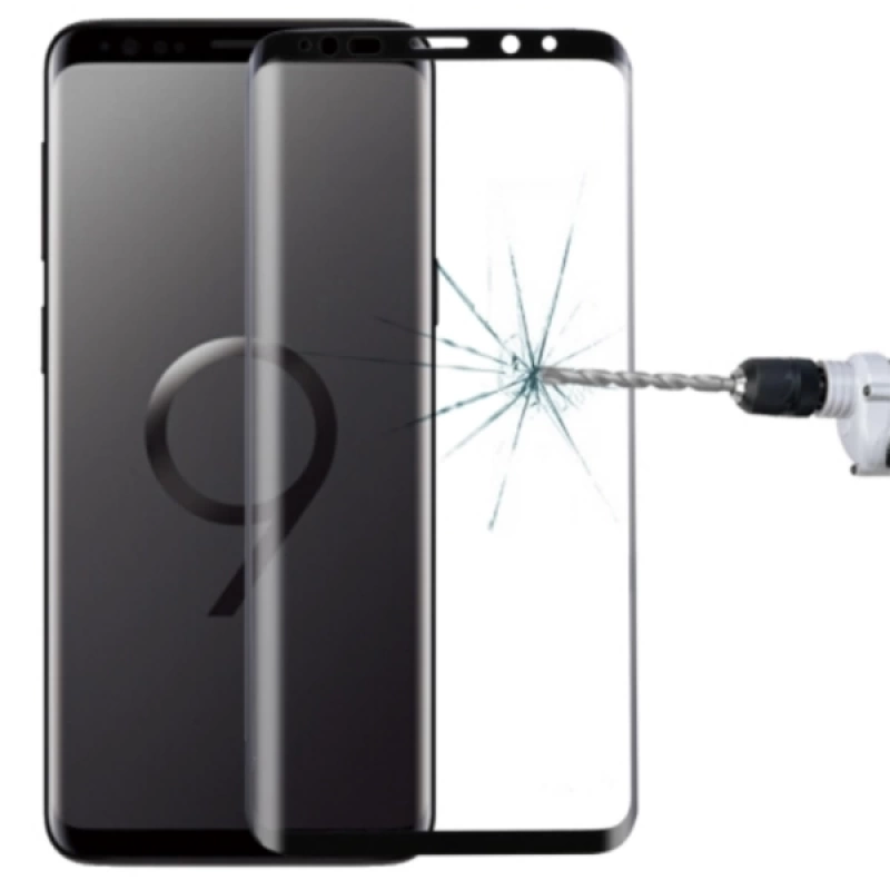 Samsung Galaxy S9 3D Full Kaplama Kavisli Kırılmaz Cam Ekran Koruyucu