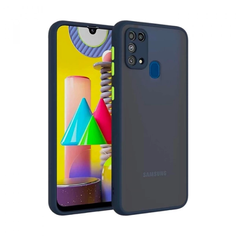 SM Galaxy A21S (SM-A217) Kamera Korumalı Premium Silikon Kılıf