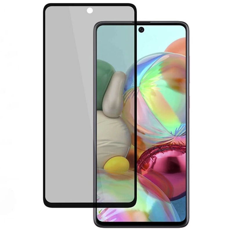 SM Galaxy Note 10 Lite 3D Full Privacy Gizlilik Tempered Cam Ekran Koruyucu