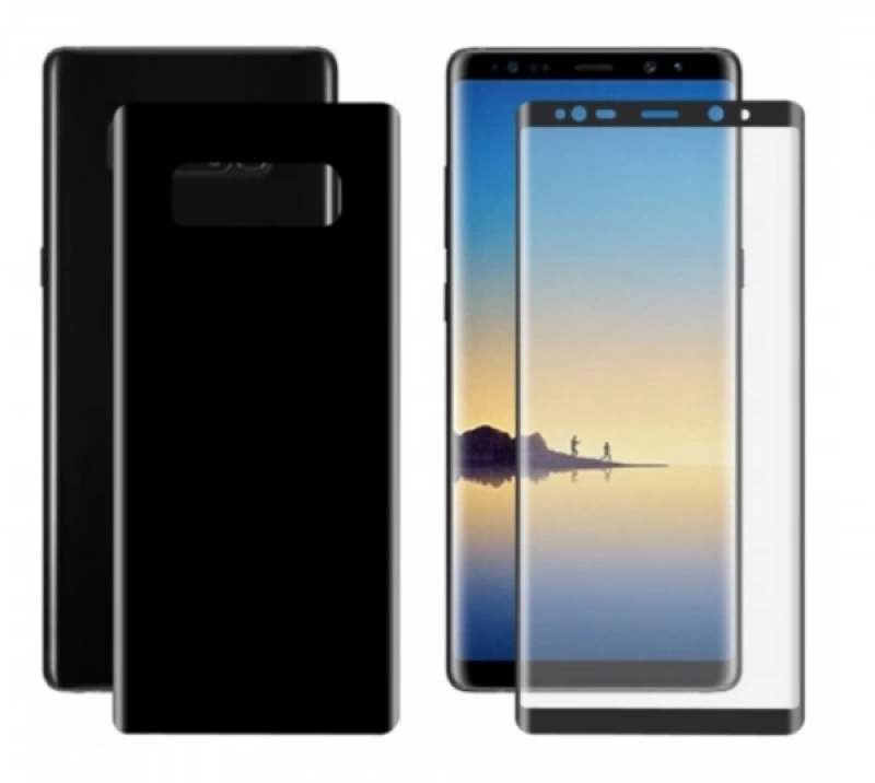 Sm Galaxy Note 8 Ön Arka 3d Darbe Emici Pet Renkli Full Koruyucu