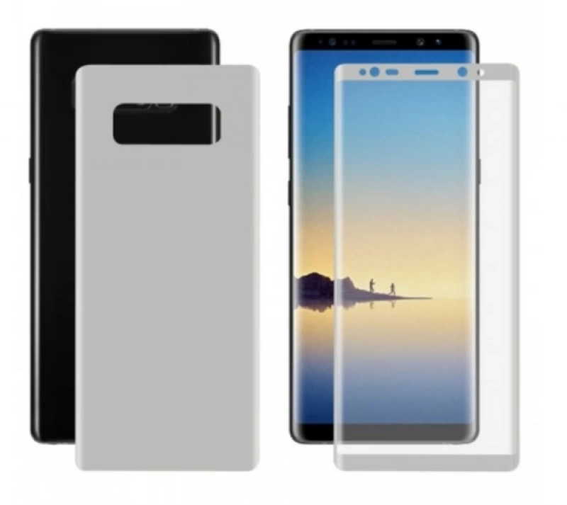 Sm Galaxy Note 8 Ön Arka 3d Darbe Emici Pet Renkli Full Koruyucu