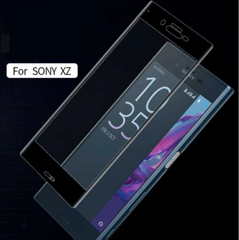 Sony Xperia XZ Zore Ekranı Tam Kaplayan Düz Cam Koruyucu