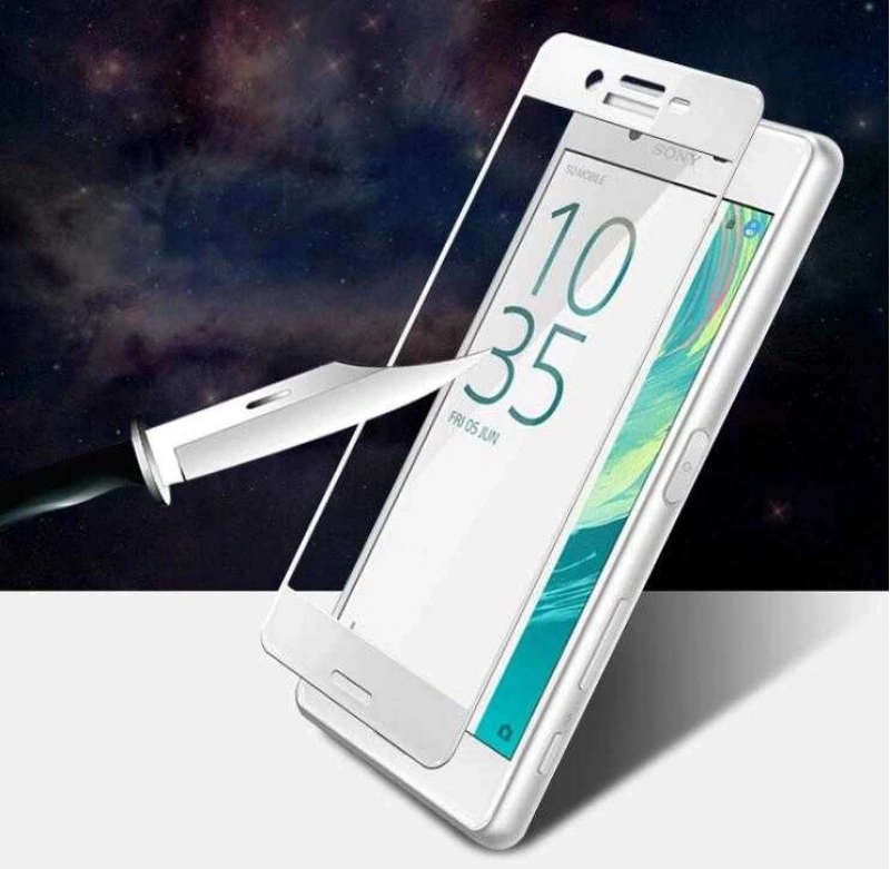 Sony Xperia XZ Zore Ekranı Tam Kaplayan Düz Cam Koruyucu