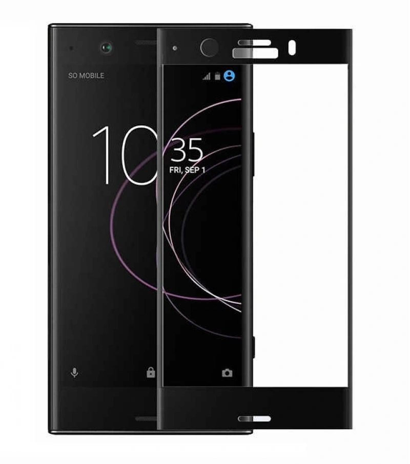 Sony Xperia XZ1 Zore Ekranı Tam Kaplayan Düz Cam Koruyucu
