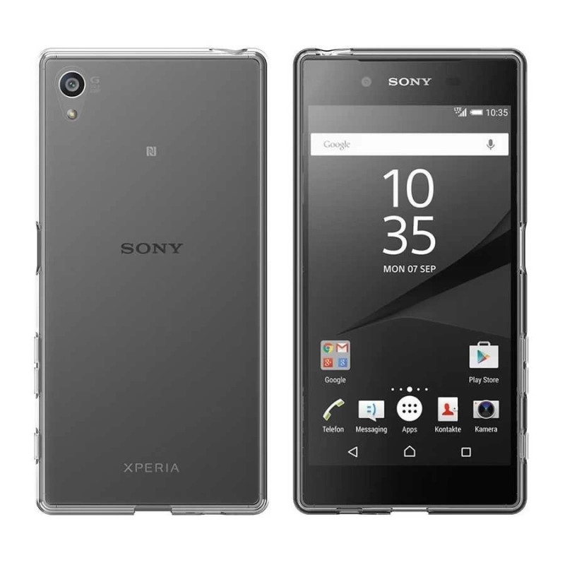 Sony Xperia Z5 Premium Kılıf Zore Süper Silikon Kapak