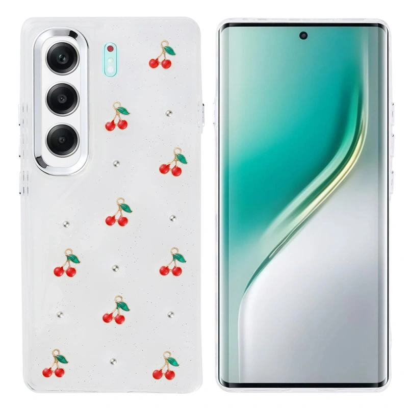 Tecno Camon 40 4G Kılıf Airbag Tasarımlı Simli Şeffaf Zore Kutup Kapak