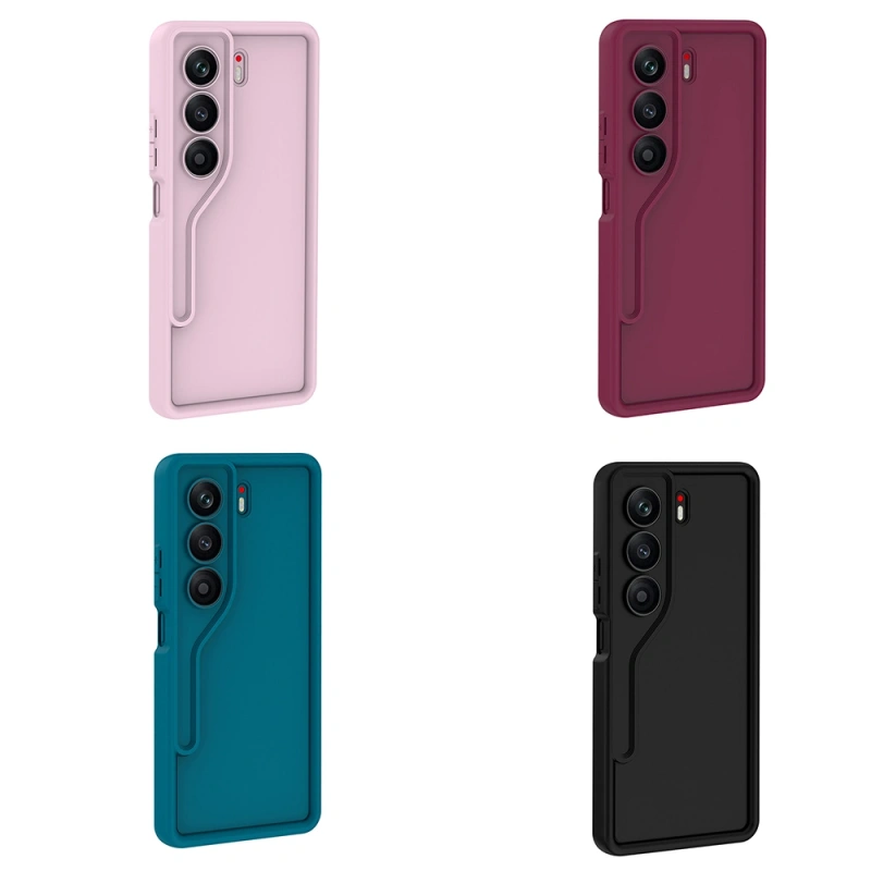 Tecno Camon 40 4G Kılıf Kamera Korumalı Zore Ananas Kapak