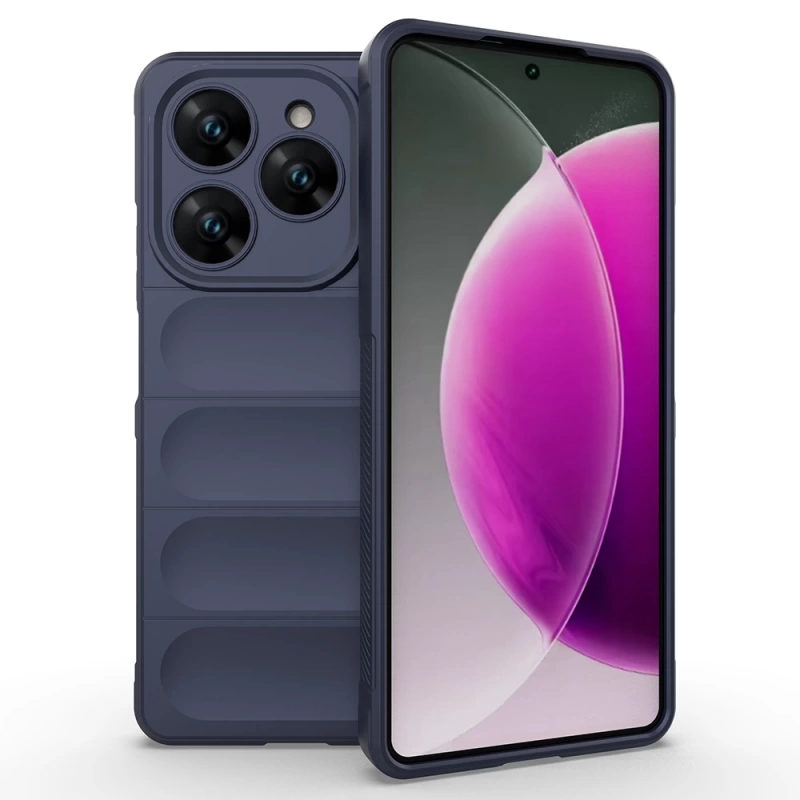 Tecno Spark 20 Pro 4G Kılıf Esnek TPU Oyuklu Arka Yüzey Tasarımlı Zore Etnik Silikon Kapak