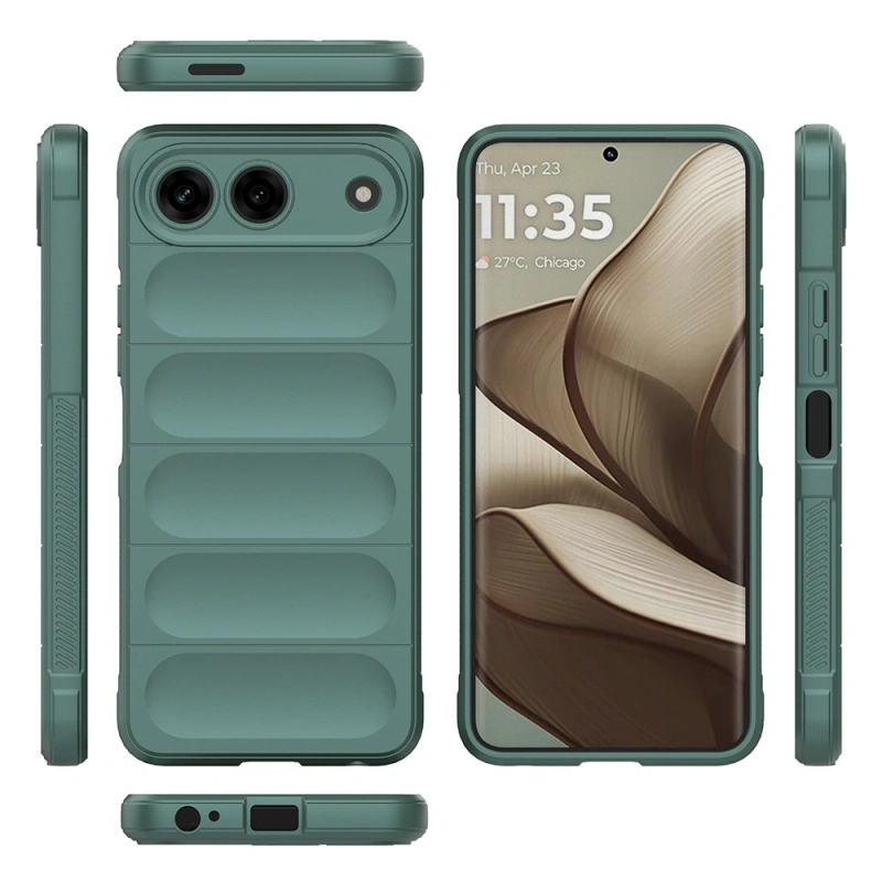 Tecno Spark 40 5G Kılıf Esnek TPU Oyuklu Arka Yüzey Tasarımlı Zore Etnik Silikon Kapak