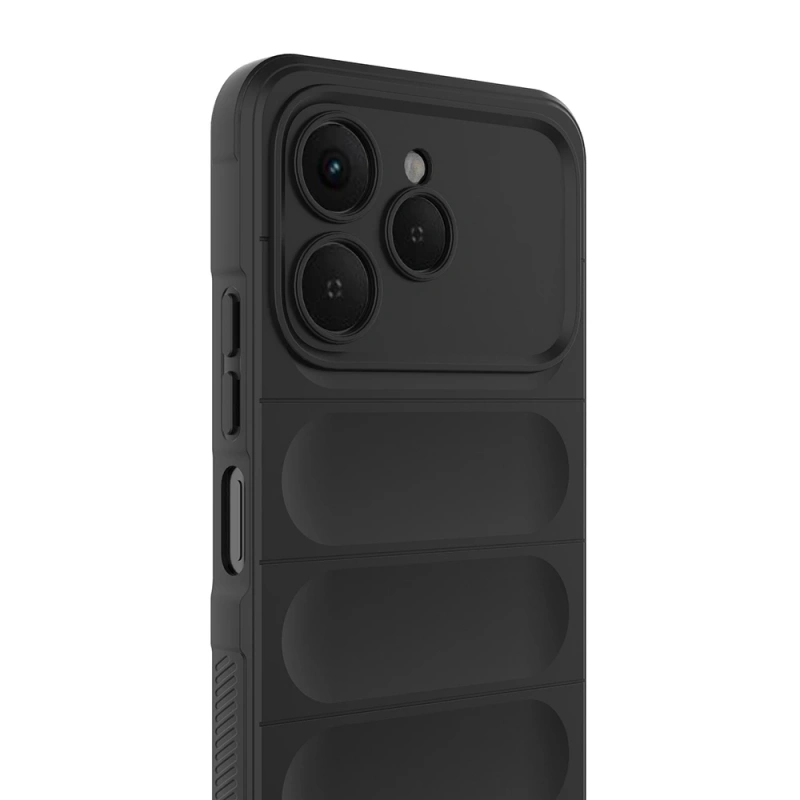 Tecno Spark 40 Kılıf Esnek TPU Oyuklu Arka Yüzey Tasarımlı Zore Etnik Silikon Kapak